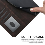 For Samsung Galaxy S25+ 5G Cubic Skin Feel Flip Leather Phone Case(Brown)