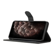 For Samsung Galaxy S25 Ultra 5G Cubic Skin Feel Flip Leather Phone Case(Black)