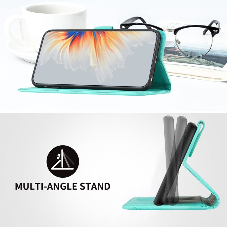 For Samsung Galaxy S25+ 5G Heart Pattern Skin Feel Leather Phone Case(Light Blue) - Galaxy S25+ 5G Cases by PMC Jewellery | Online Shopping South Africa | PMC Jewellery | Buy Now Pay Later Mobicred