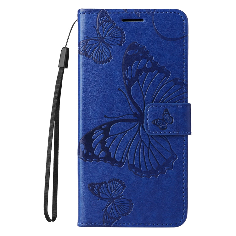 For Samsung Galaxy S25 Ultra 5G 3D Butterfly Embossed Pattern Flip Leather Phone Case(Blue) - free shipping - PMC Jewellery - Order now!
