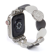 For Apple Watch 42mm / 41mm / 40mm / 38mm Alloy Chain Metal Watch Band(Silver Grey)