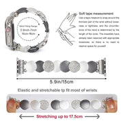 For Apple Watch 42mm / 41mm / 40mm / 38mm Alloy Chain Metal Watch Band(Silver Grey)