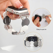 For Apple Watch 42mm / 41mm / 40mm / 38mm Alloy Chain Metal Watch Band(Silver Grey)