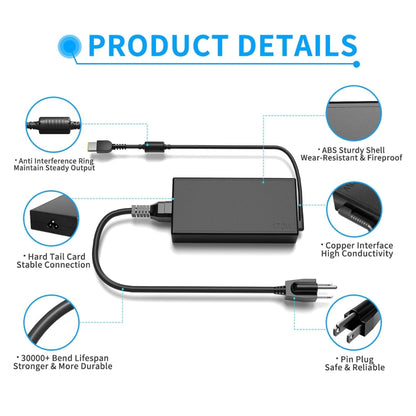 170W 20V 8.5A Laptop Notebook Power Adapter For Lenovo USB Jack, Plug:EU Plug - For Lenovo by PMC Jewellery | Online Shopping South Africa | PMC Jewellery | Buy Now Pay Later Mobicred