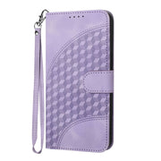 For Samsung Galaxy S25 5G YX0060 Elephant Head Embossed Phone Leather Case with Lanyard(Light Purple)
