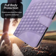For Samsung Galaxy S25 5G YX0060 Elephant Head Embossed Phone Leather Case with Lanyard(Light Purple)