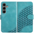 For Samsung Galaxy S25+ 5G YX0060 Elephant Head Embossed Phone Leather Case with Lanyard(Light Blue) - free shipping - PMC Jewellery - Order now!