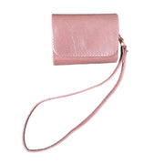 For AirPods Pro 2 Cowhide Texture PU Headset Shockproof Case(Pink)