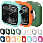 For Apple Watch Series 10 46mm Candy TPU Half Coverage Watch Case(Original Green)