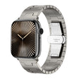 For Apple Watch 46mm / 49mm / 45mm / 44mm Side Release Stainless Steel Watch Band(Titanium) - free shipping - PMC TechLife - Order now!