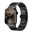 For Apple Watch 42mm / 41mm / 40mm / 38mm Side Release Stainless Steel Watch Band(Black) - free shipping - PMC TechLife - Order now!