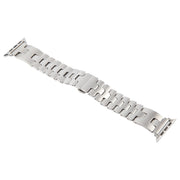 For Apple Watch 46mm / 49mm / 45mm / 44mm Quick Release Stainless Steel Watch Band(Silver)