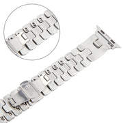 For Apple Watch 42mm / 41mm / 40mm / 38mm Quick Release Stainless Steel Watch Band(Silver)