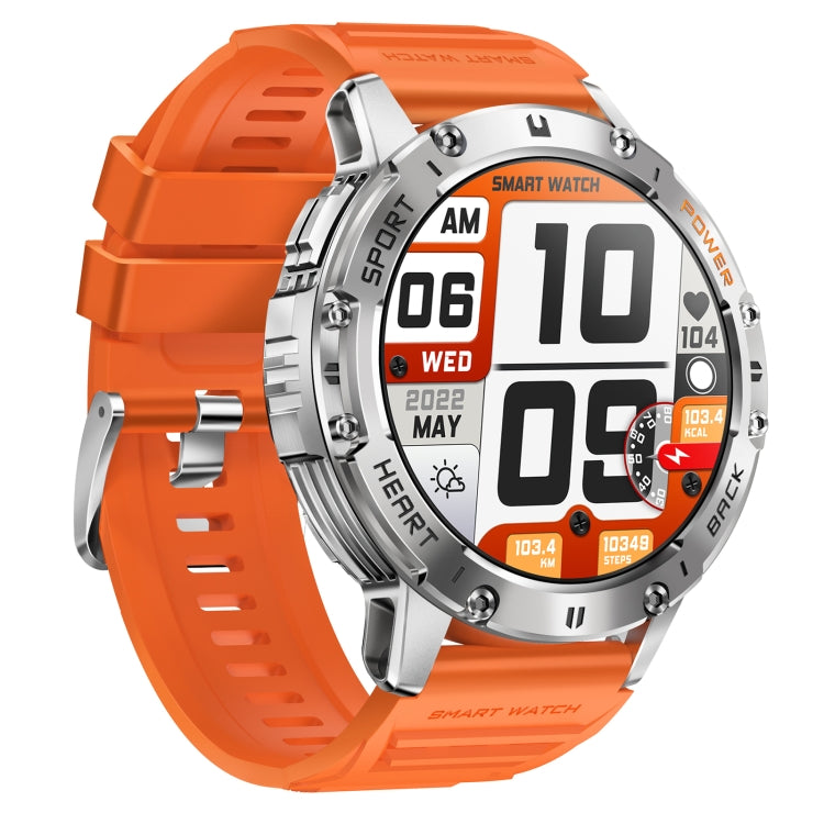 K65 1.43 inch Bluetooth Call Smart Watch, Support Heart Rate / Blood Oxygen(Orange) - Smart Watches by PMC TechLife | Online Shopping South Africa | PMC TechLife | Buy Now Pay Later Mobicred