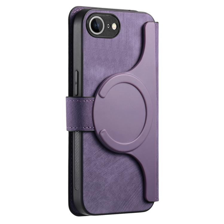 For iPhone 16e CaseNeo MagSafe RFID Anti-theft Retro Leather Phone Case(Purple) - iPhone 16e Cases by CaseNeo | Online Shopping South Africa | PMC TechLife | Buy Now Pay Later Mobicred