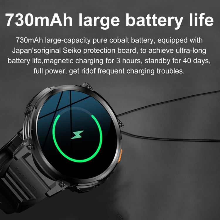 LEMFO K66 1.85 inch Bluetooth Call Smart Watch, Support Heart Rate / Blood Oxygen(Black) - free shipping - PMC TechLife - Order now!