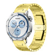 For Huawei GT4 46mm / GT5 46mm / GT5 Pro 22mm H-shaped Butterfly Buckle Stainless Steel Watch Band(Gold) - free shipping - PMC TechLife - Order now!