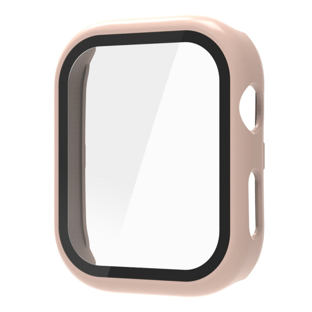 For Huawei Watch D2 Tempered Glass Film Integrated PC Watch Protective Case(Pink)