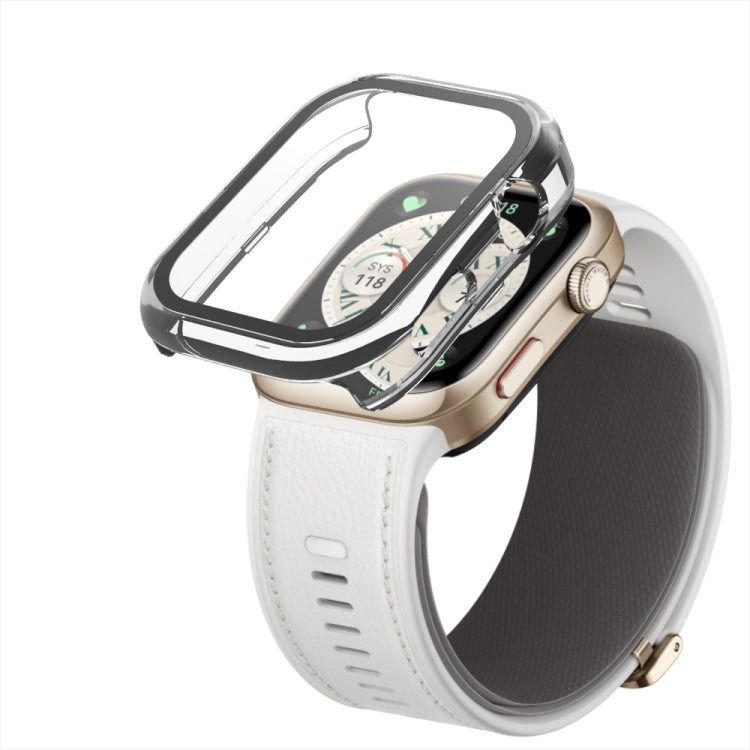 For Huawei Watch D2 Tempered Glass Film Integrated PC Watch Protective Case(Transparent) - Watch Cases by PMC TechLife | Online Shopping South Africa | PMC TechLife | Buy Now Pay Later Mobicred