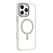 For iPhone 16 Pro Mutural Skin Feel Series Frosted MagSafe Magnetic Phone Case(Grey)