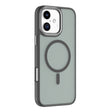 For iPhone 16 Mutural Skin Feel Series Frosted MagSafe Magnetic Phone Case(Black) - free shipping - PMC Jewellery - Order now!