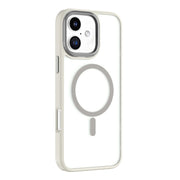 For iPhone 16 Mutural Skin Feel Series Frosted MagSafe Magnetic Phone Case(Grey)