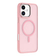 For iPhone 16 Mutural Skin Feel Series Frosted MagSafe Magnetic Phone Case(Pink) - free shipping - PMC Jewellery - Order now!