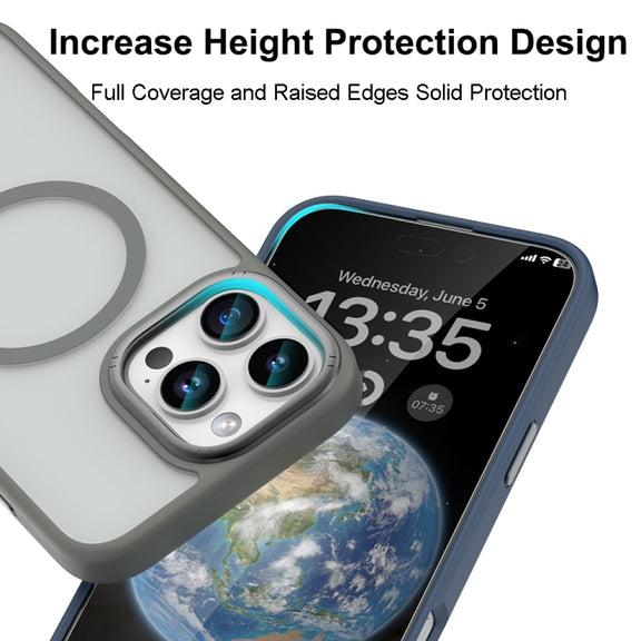 For iPhone 16 Mutural Skin Feel Series Frosted MagSafe Magnetic Phone Case(Black)