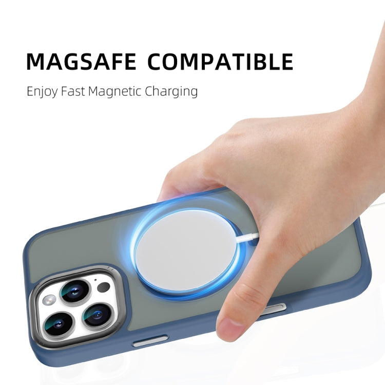 For iPhone 16 Pro Max Mutural Skin Feel Series Frosted MagSafe Magnetic Phone Case(Light Blue) - free shipping - PMC Jewellery - Order now!