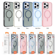 For iPhone 16 Mutural Skin Feel Series Frosted MagSafe Magnetic Phone Case(Black)