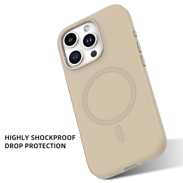 For iPhone 16 Pro Max Mutural Karen Series Liquid Silicone MagSafe Magnetic Phone Case(Black) - free shipping - PMC Jewellery - Order now!