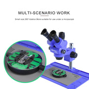 Mijing GK18 Orbicular Universal Toughened Insulated Glass Motherboard Repair Fixture