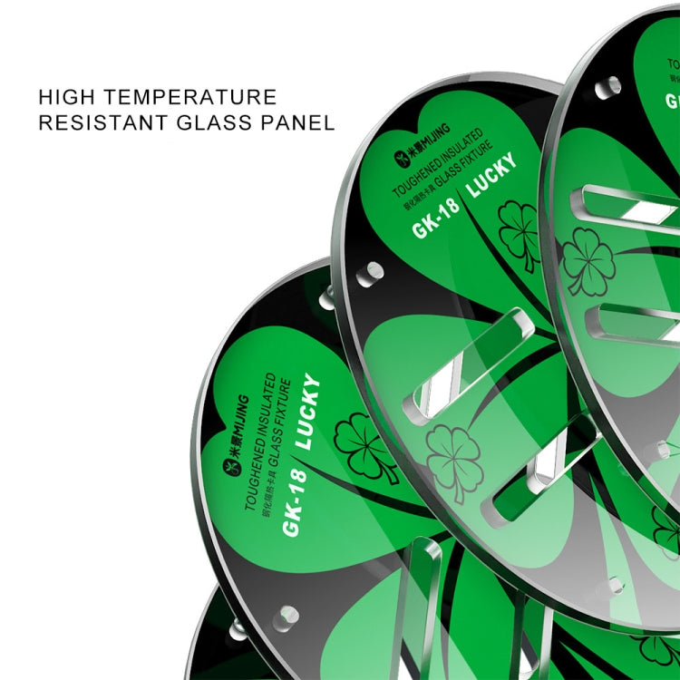Mijing GK18 Orbicular Universal Toughened Insulated Glass Motherboard Repair Fixture - free shipping - PMC TechLife - Order now!