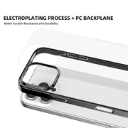 For iPhone 16 Pro Mutural Jiantou Series Electroplating Hybrid PC Phone Case(Mocha Gold)
