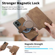 For Motorola Moto G 5G 2024 CaseNeo MagSafe RFID Anti-theft Retro Leather Phone Case(Brown)
