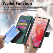 For Motorola Moto G Stylus 5G 2024 CaseNeo MagSafe RFID Anti-theft Retro Leather Phone Case(Green)