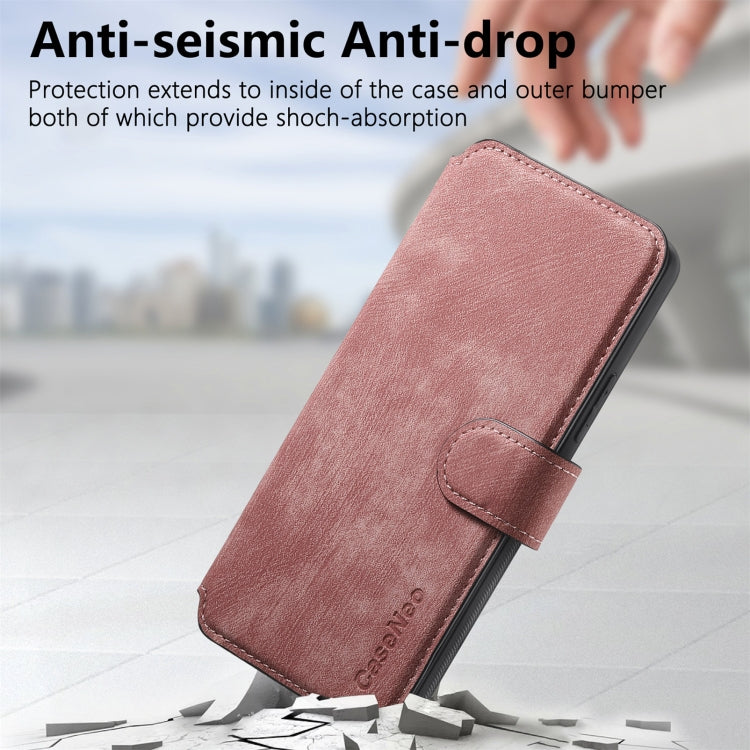 For Huawei Pura 70 CaseNeo MagSafe RFID Anti-theft Retro Leather Phone Case(Pink)