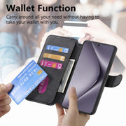 For Huawei Pura 70 Pro CaseNeo MagSafe RFID Anti-theft Retro Leather Phone Case(Black)