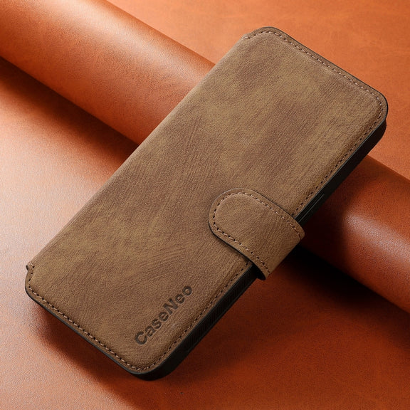 For Huawei Pura 70 Pro CaseNeo MagSafe RFID Anti-theft Retro Leather Phone Case(Brown)