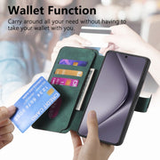 For Huawei Pura 70 Pro CaseNeo MagSafe RFID Anti-theft Retro Leather Phone Case(Green)
