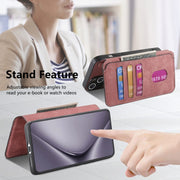 For Huawei Pura 70 Pro CaseNeo MagSafe RFID Anti-theft Retro Leather Phone Case(Pink)