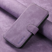 For Huawei Pura 70 Pro CaseNeo MagSafe RFID Anti-theft Retro Leather Phone Case(Purple)