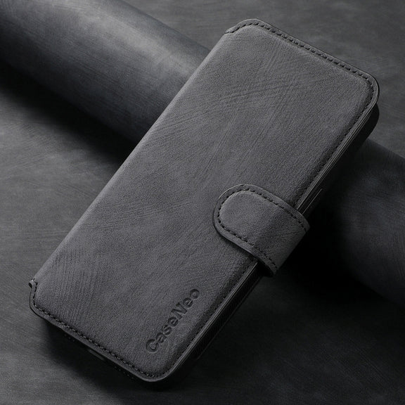 For Huawei Pura 70 Ultra CaseNeo MagSafe RFID Anti-theft Retro Leather Phone Case(Black)