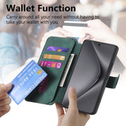 For Huawei Pura 70 Ultra CaseNeo MagSafe RFID Anti-theft Retro Leather Phone Case(Green)