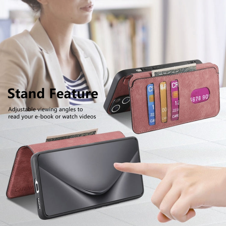 For Huawei Pura 70 Ultra CaseNeo MagSafe RFID Anti-theft Retro Leather Phone Case(Pink)