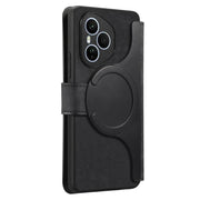 For Honor 400 Pro Global 160.8mm CaseNeo MagSafe RFID Anti-theft Retro Leather Phone Case(Black)