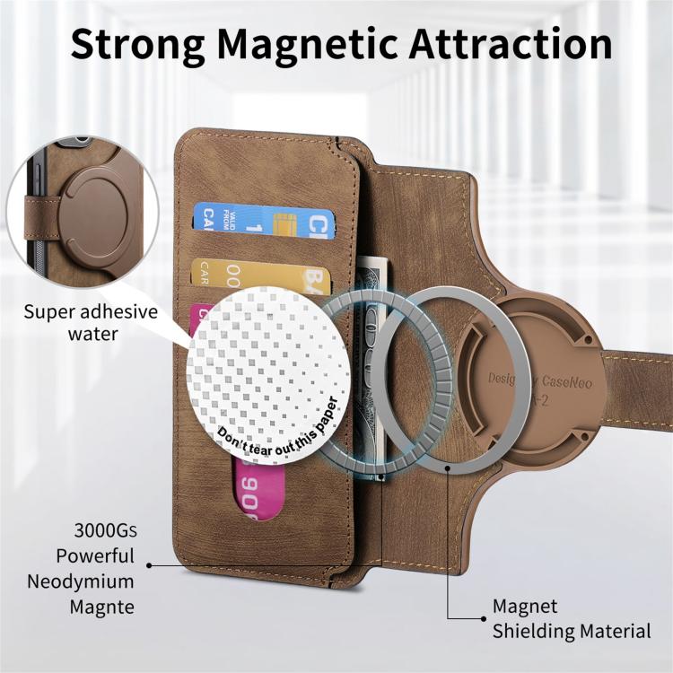 For Honor 400 Pro Global 160.8mm CaseNeo MagSafe RFID Anti-theft Retro Leather Phone Case(Brown) - free shipping - PMC Jewellery - Order now!