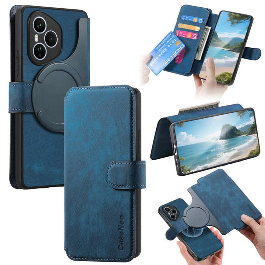For Honor 400 Pro Global 160.8mm CaseNeo MagSafe RFID Anti-theft Retro Leather Phone Case(Blue) - free shipping - PMC Jewellery - Order now!