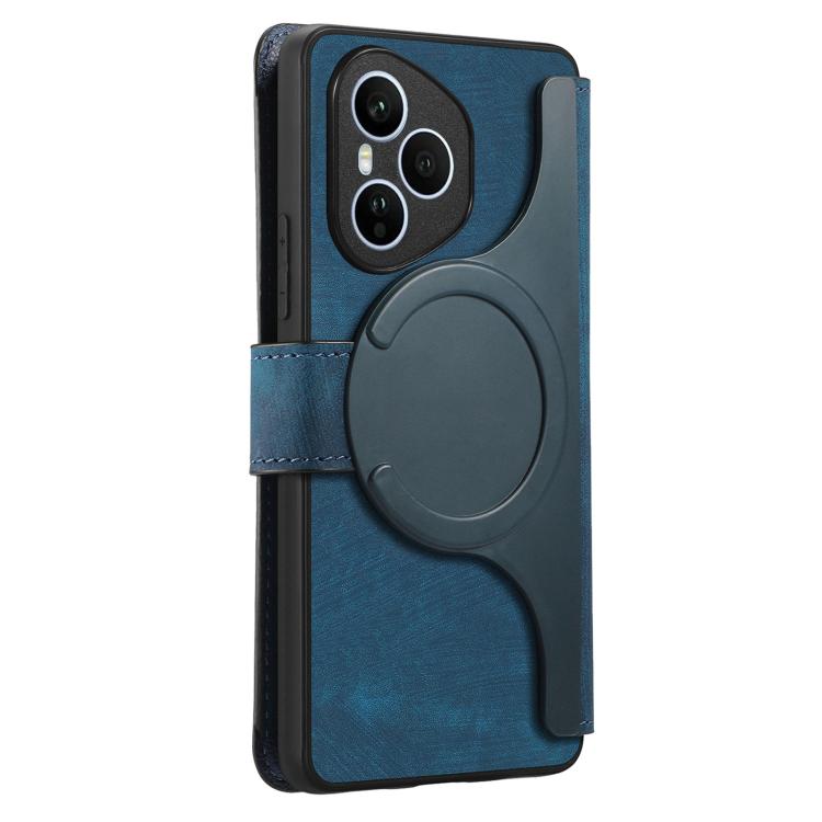 For Honor 400 Pro Global 160.8mm CaseNeo MagSafe RFID Anti-theft Retro Leather Phone Case(Blue) - free shipping - PMC Jewellery - Order now!