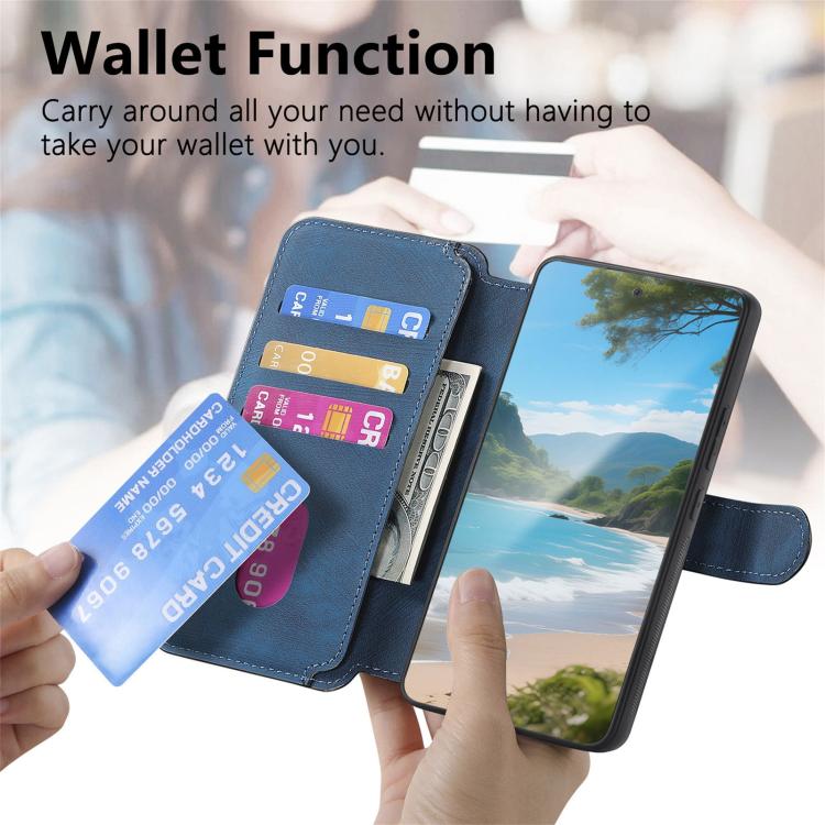 For Honor 400 Pro Global 160.8mm CaseNeo MagSafe RFID Anti-theft Retro Leather Phone Case(Blue) - free shipping - PMC Jewellery - Order now!